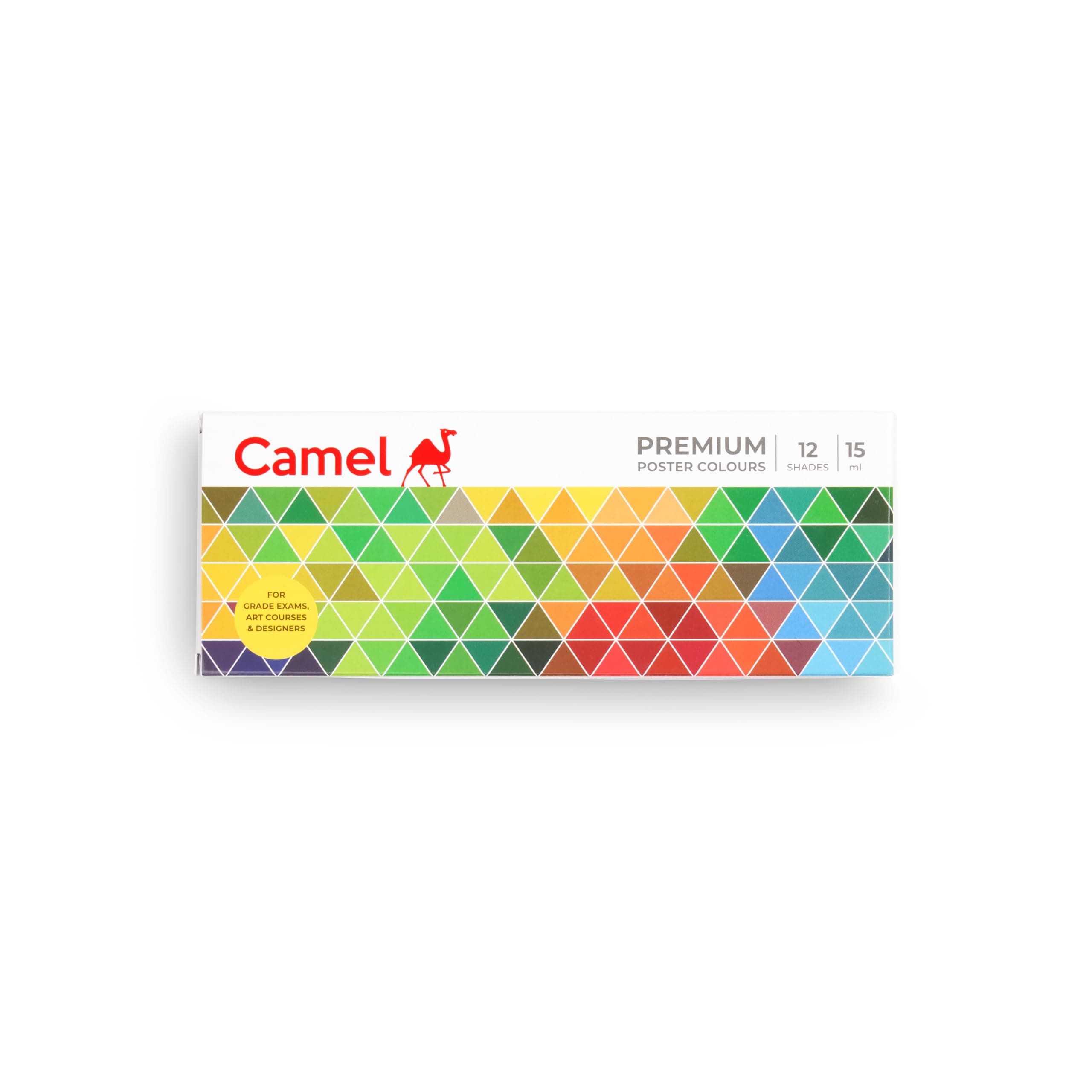 Camel Premium Poster Color - 15ml Each, 12 Shades