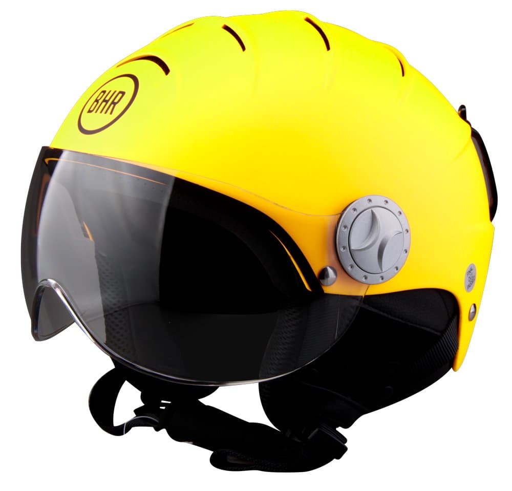 BHR67133 Demi-Jet Helmet Line SKI 820, Fluo Yellow, Size S