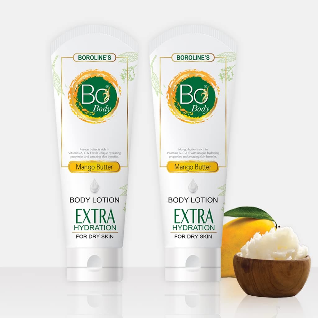 BOROLINE Bo Body Lotion 100 ML | 72 hours Deep Moisturising With Mango Butter (Pack of 2)