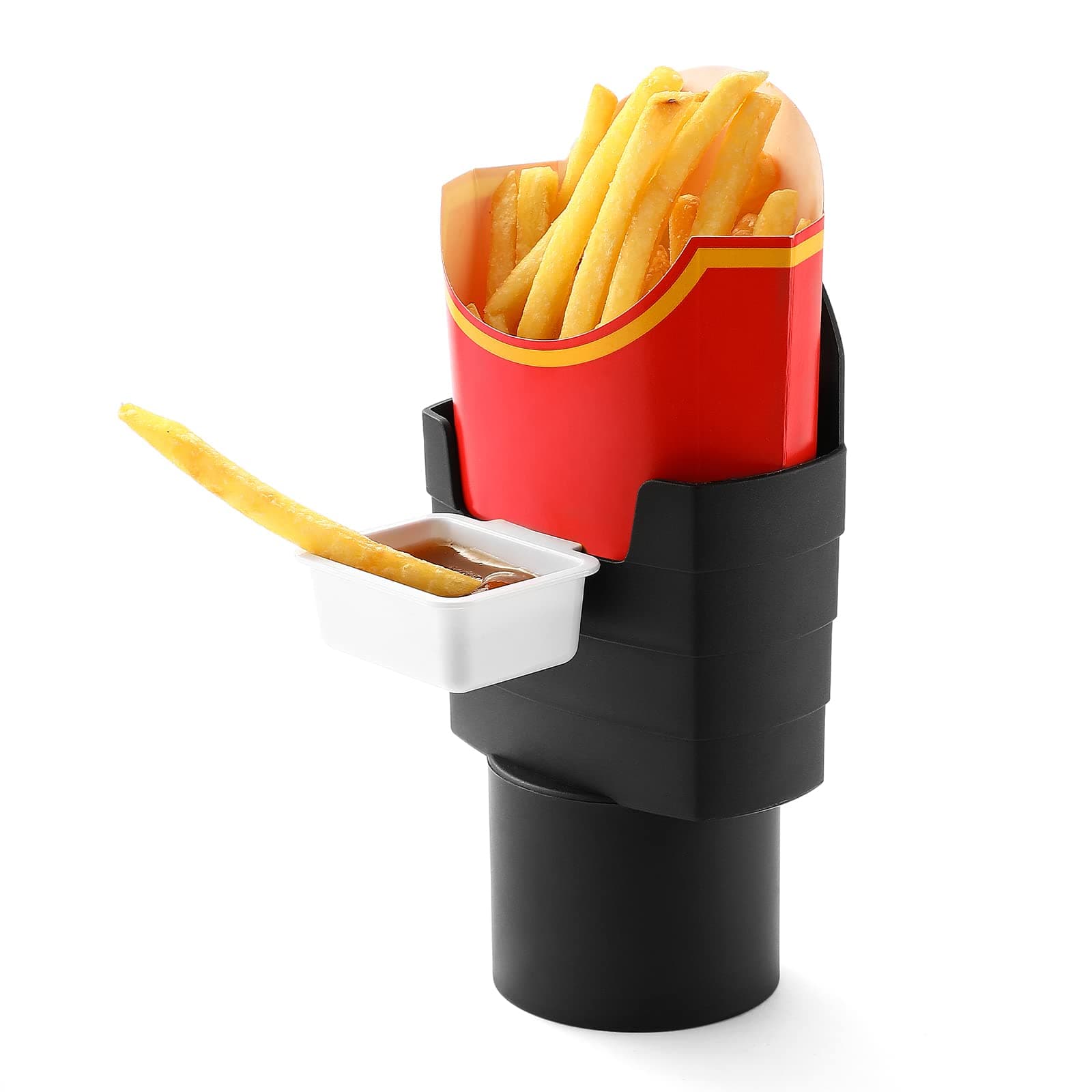 French Fry Holder and Sauce Holder Set, White Elephant Gift Idea for Adults