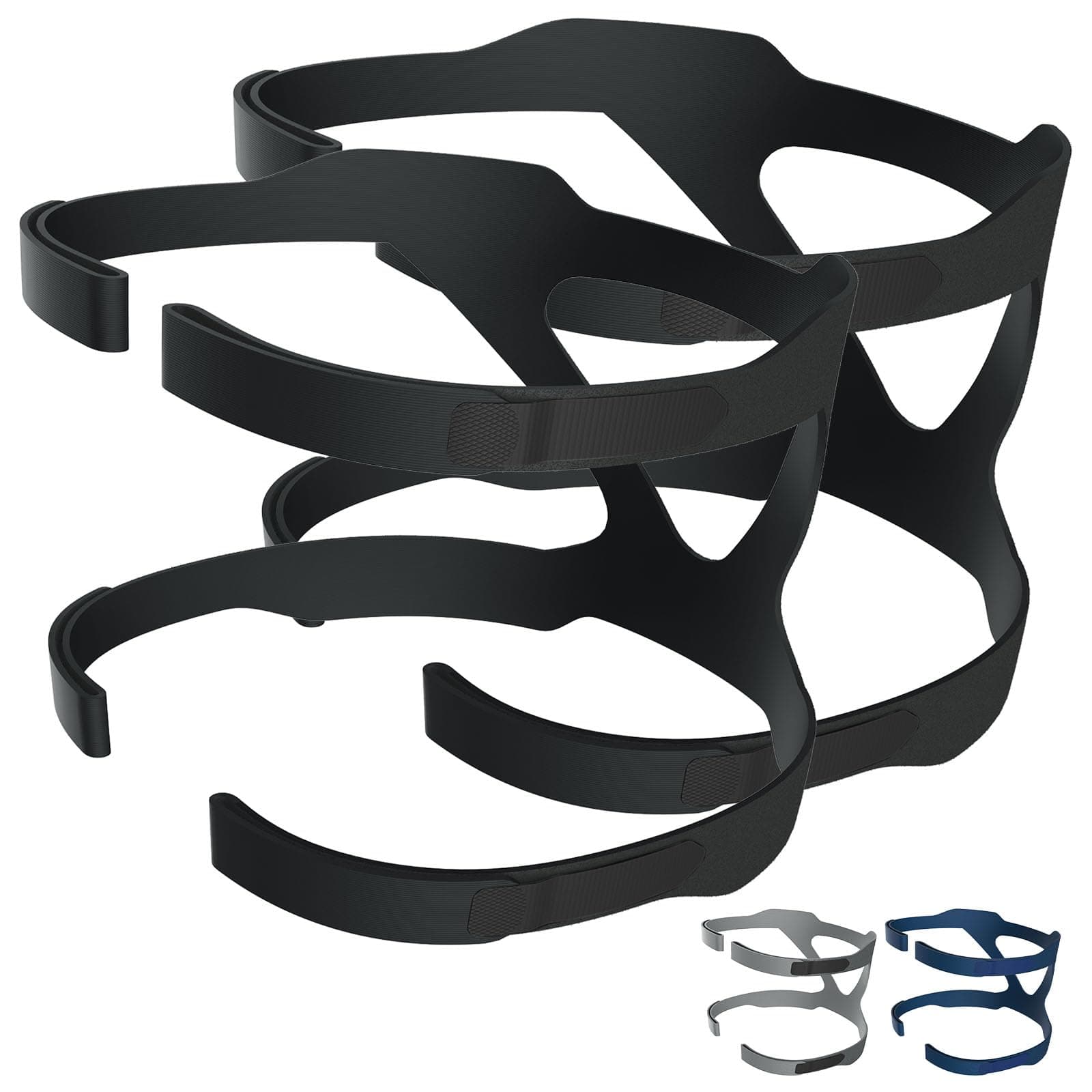 Hersvin Universal CPAP Head Harness Replacement for Compatible with Most Respironics, Resmed, Resmart Ventilator Nose, Full Face and Sleep Apnea Masks