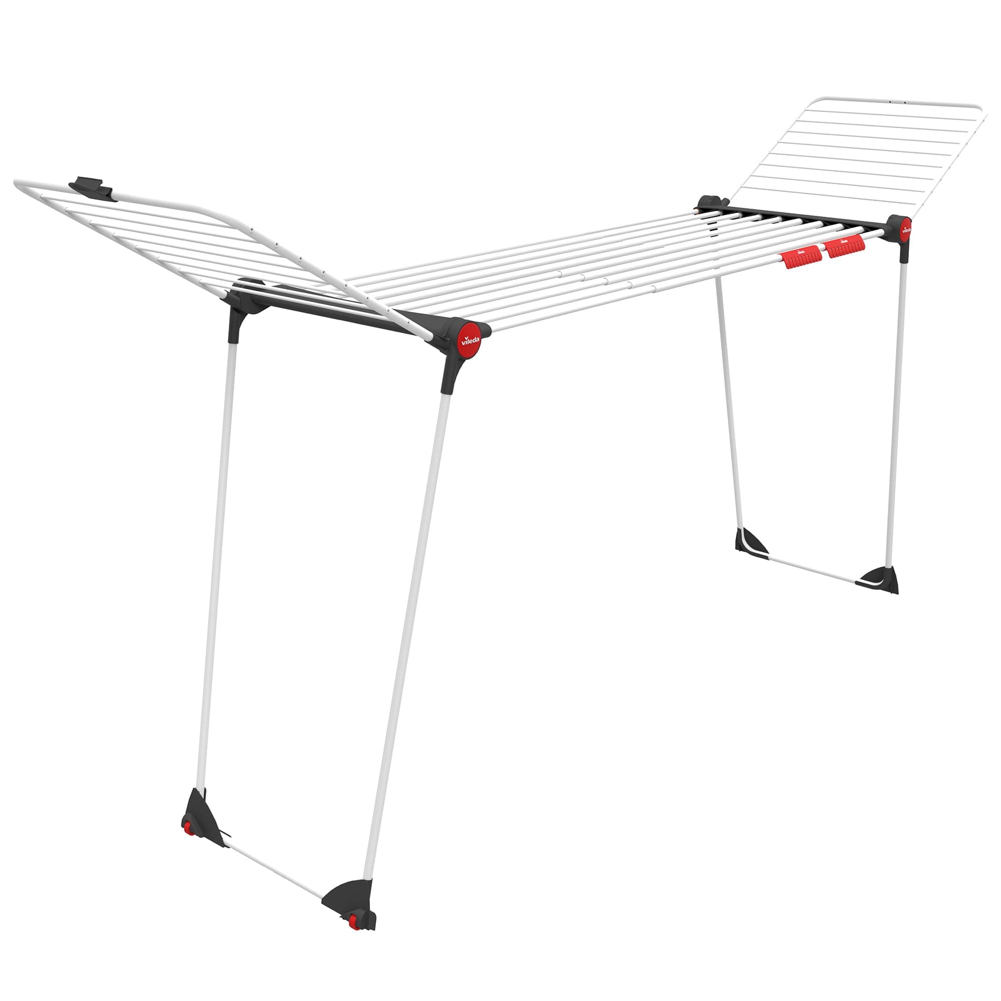 – Infinity Flex Plus Extendable Clothes Airer, Indoor Clothes Drying Rack with upto 30m Drying Space, With Two Additional Sock Hangers, Holds upto 3 Loads of Washing