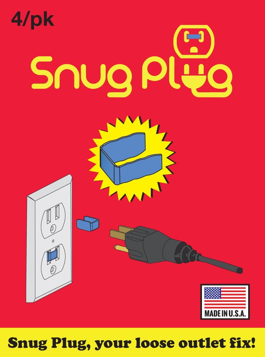 OUTLET – Snug Plug – Loose Outlet + Loose Plug + Plug – Your LOOSE outlet FIX – 8 Pack
