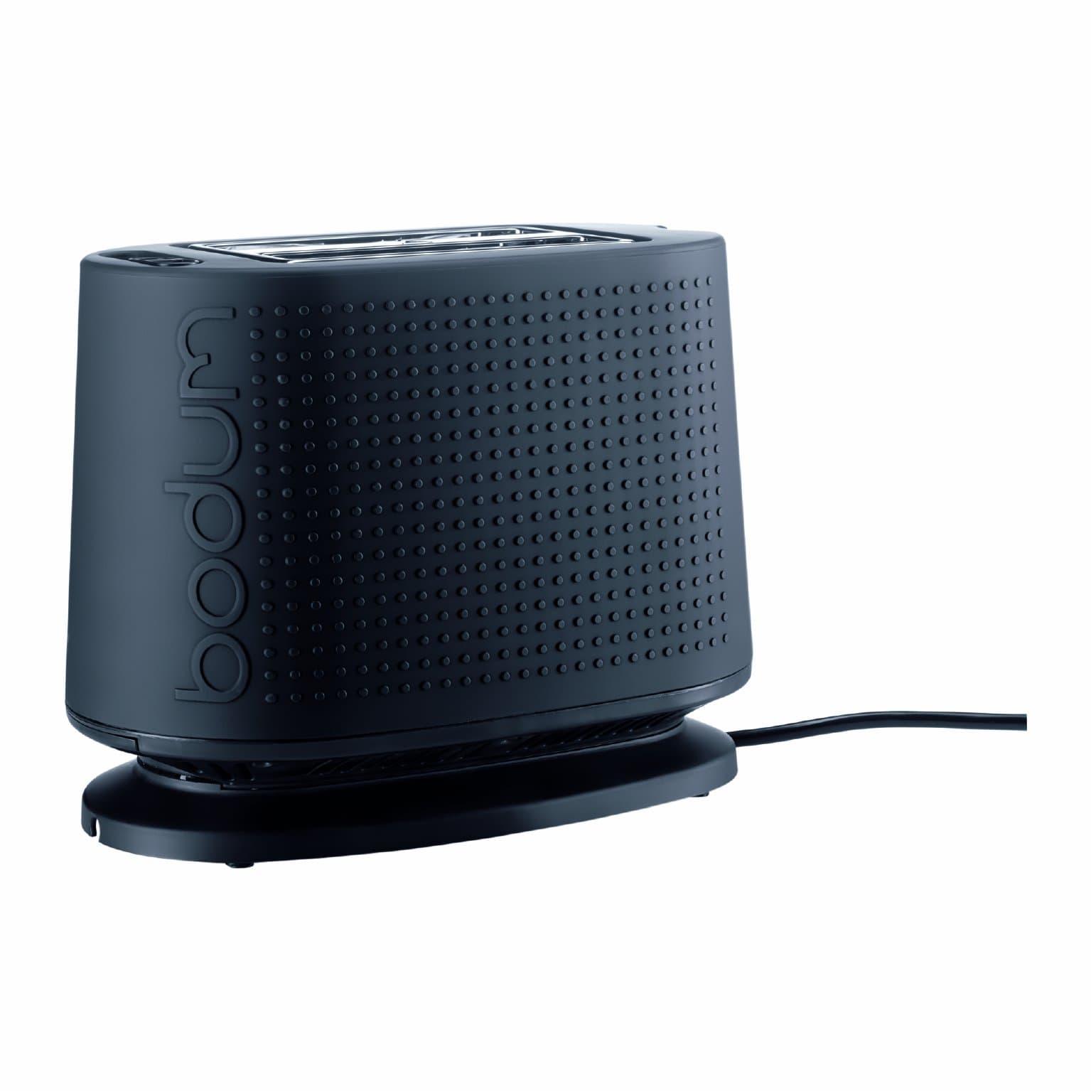 Bodum 2-Slice Bistro Toaster with Bun Warmer, Black