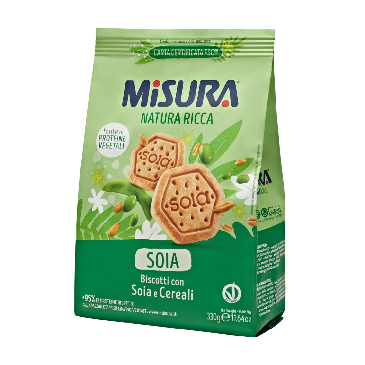Misura Biscotti Soia S/olio Pa
