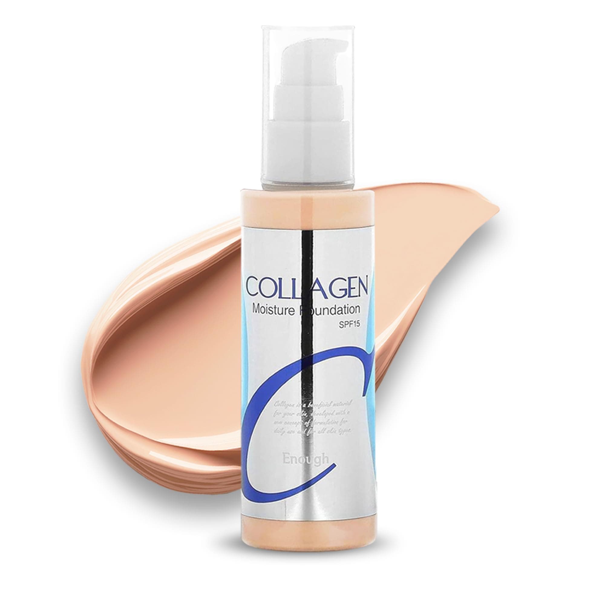 Enough Collagen, Moisture Foundation, SPF 15, 21, 3.38 fl oz (100 ml)