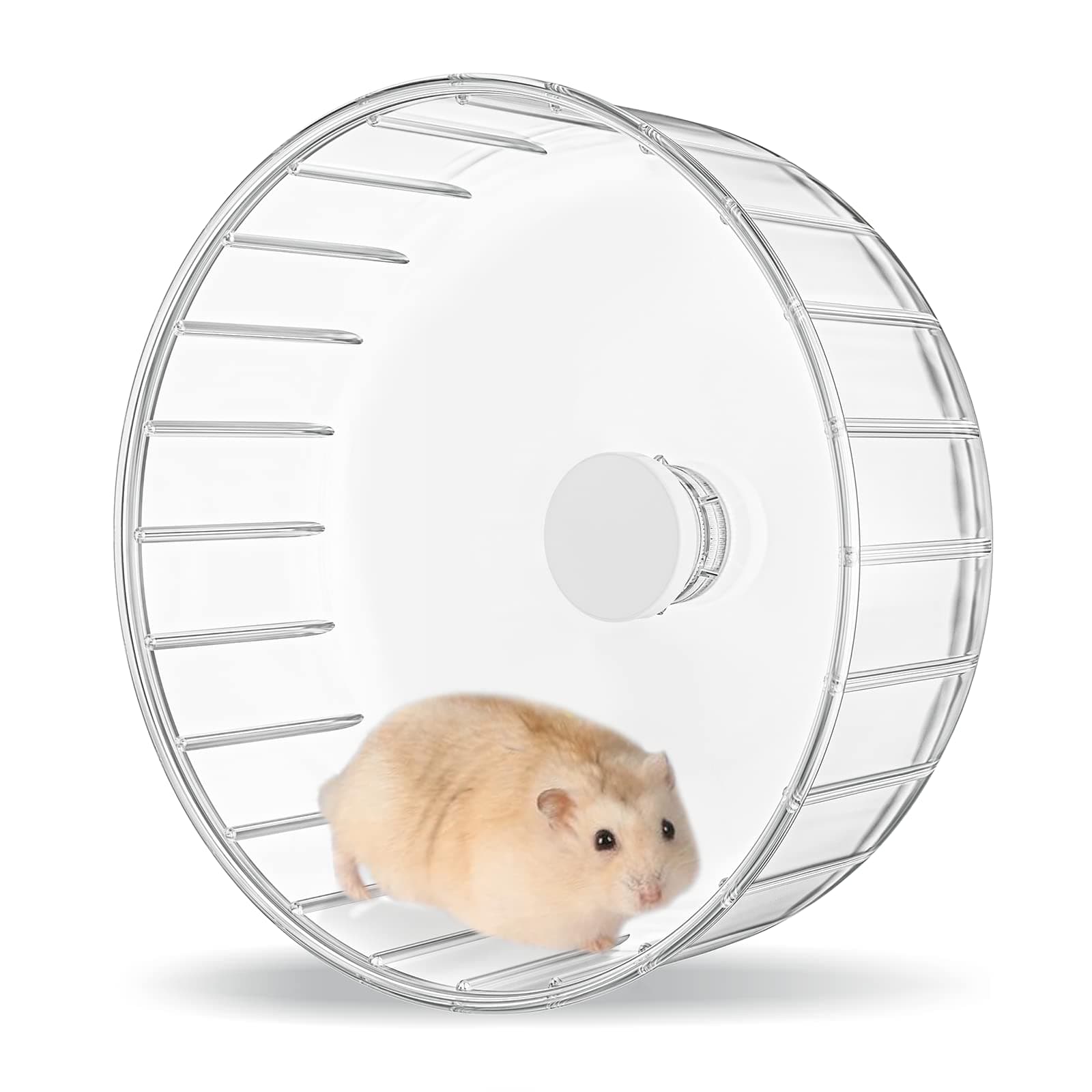 Silent Hamster Wheel, 6.7in Exercise Wheel for Gerbil, Dwarf Syrian Hamster, Rat, Mice