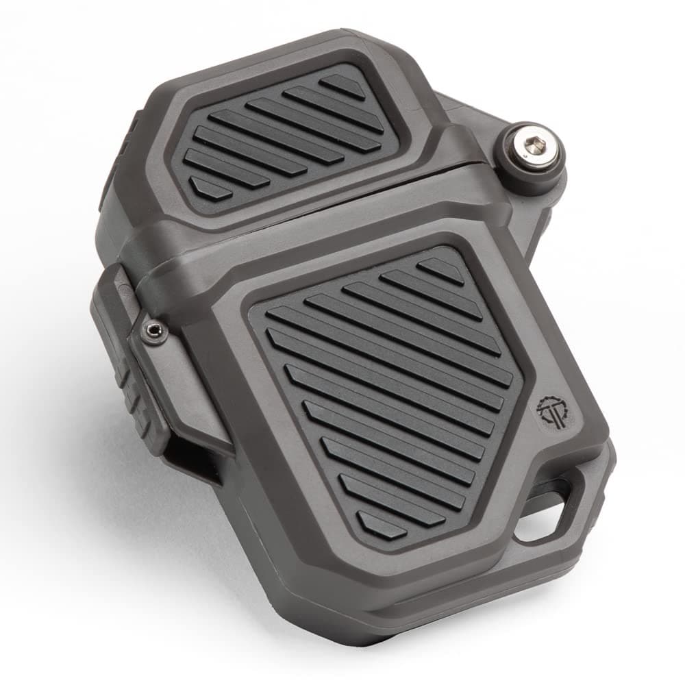 Thyrm PyroVault 2.0 Lighter Armor Compatible with Zippo Inserts, for Protection, Less Evaporation, and Retention, Made in The USA (Urban (Dark Urban Grey + Black))