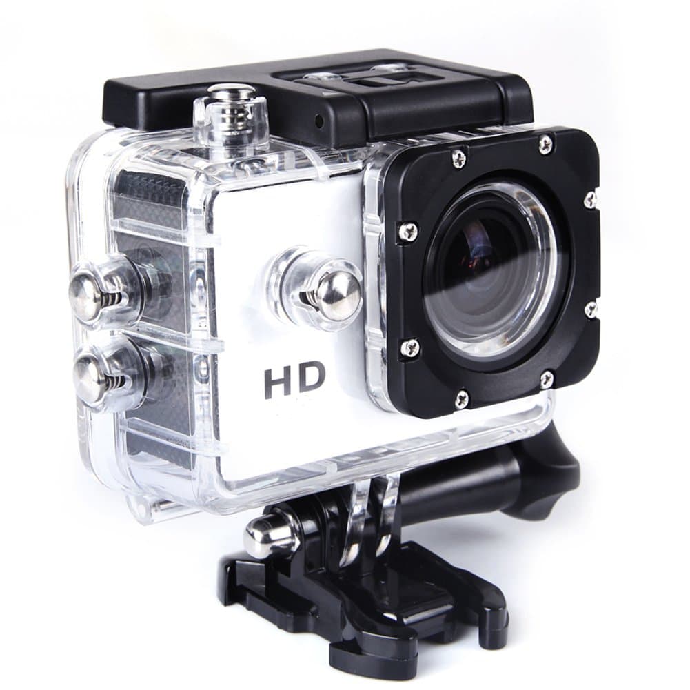 Ceweal Silver 2015 12MP SJ4000 Waterproof Sports DV 720P Action Camera Camcorder 2-Color