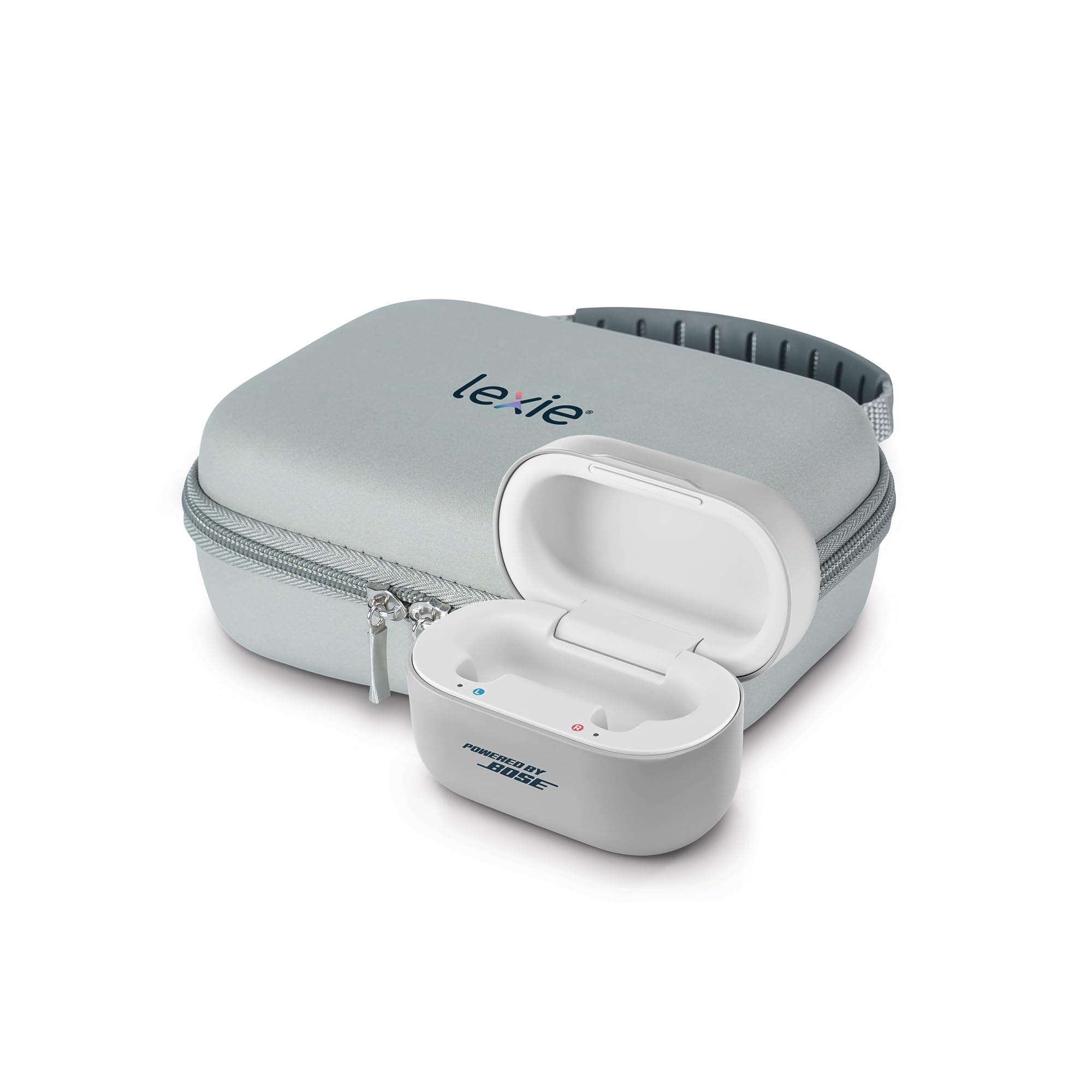 B2 & B2 Plus Travel Bundle - Rechargeable Carry case for Lexie B2 & B2+ Hearing aids Powered by Bose. Premium, Convenient Additional Wireless case for Portable Charging, Up to 18hrs of use