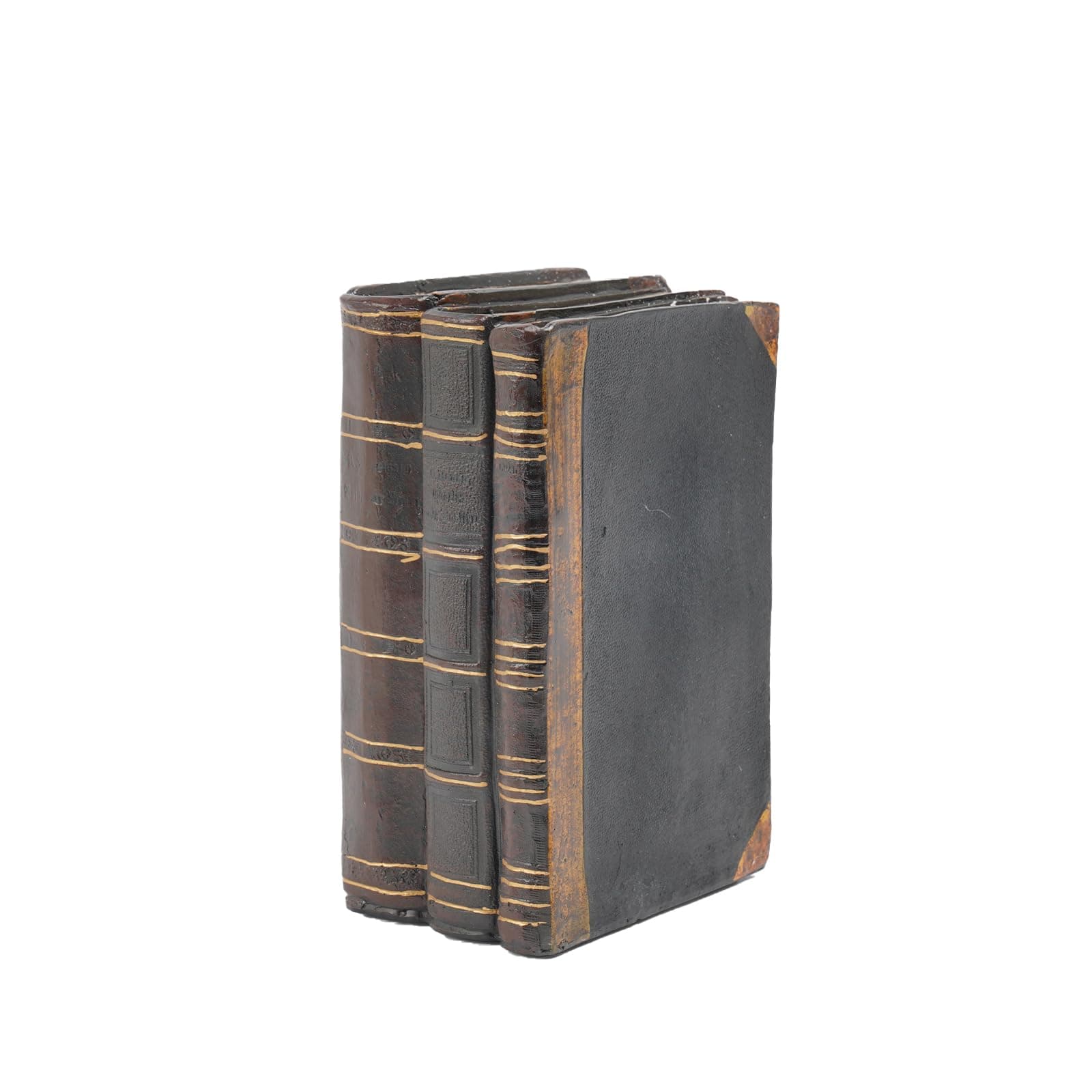 Decorative Books Coffee Table Books Decor - Resin Retro Classical Fake Decorative Books Set of 3 for Living Room, Office, Mantle Shelves Decor 4.2 * 2.7 * 6.2 Inch Guichifun