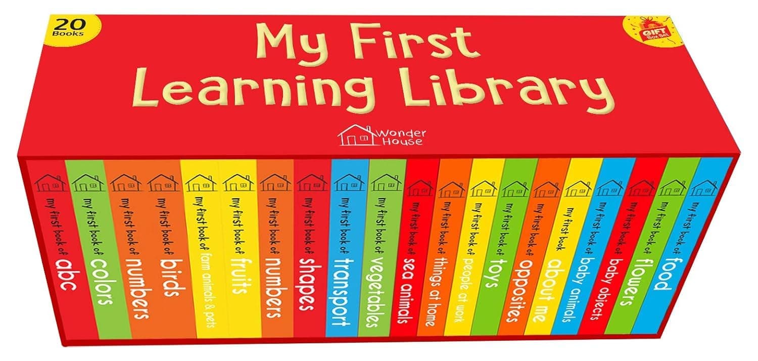 My First Learning Library Box Set: 20 Board Books Gift Set for Kids