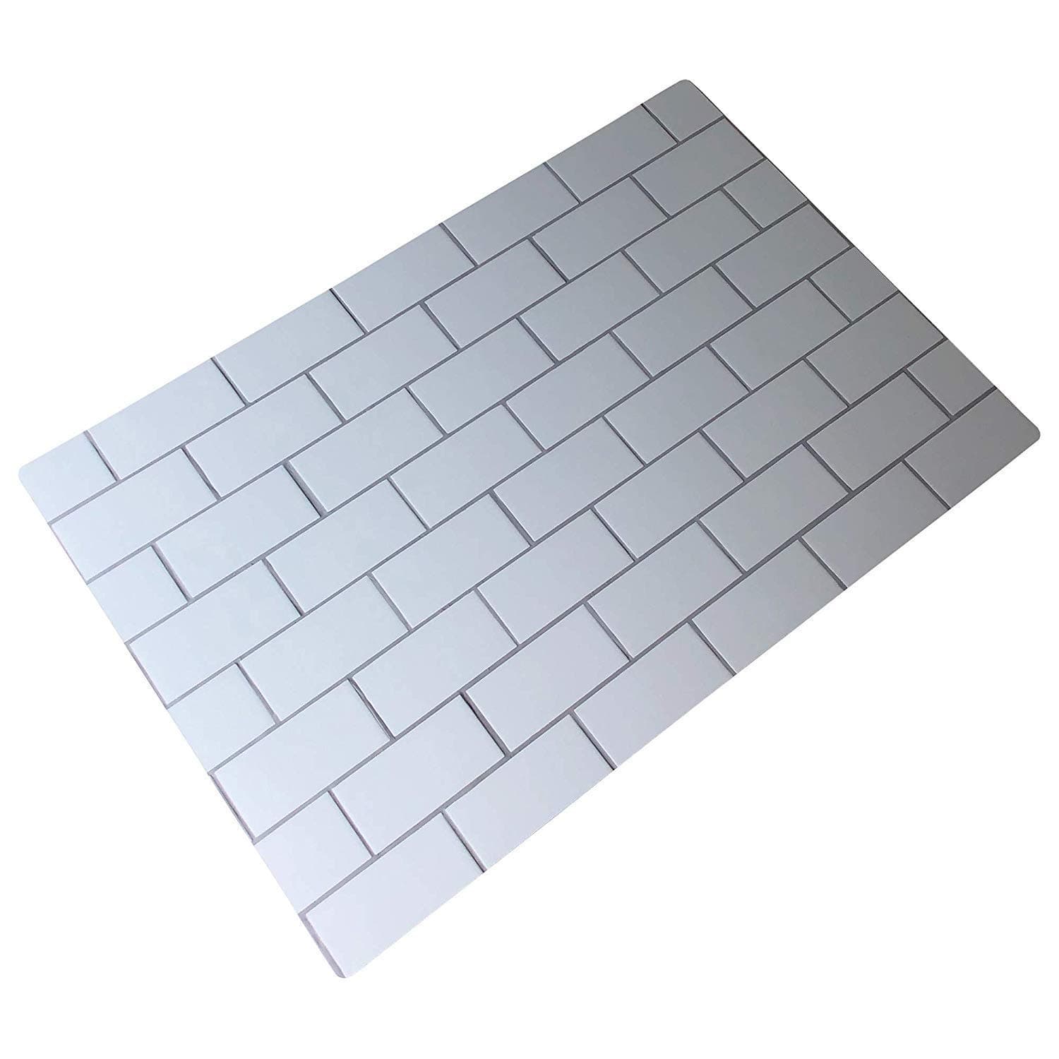 Bessie Bakes The Most Realistic Subway Tile Replicated Photography Backdrop Board for Food & Product Photography 3 ft Wide x 2ft high | 3 mm Thick Moisture Resistant Stain Resistant Lightweight