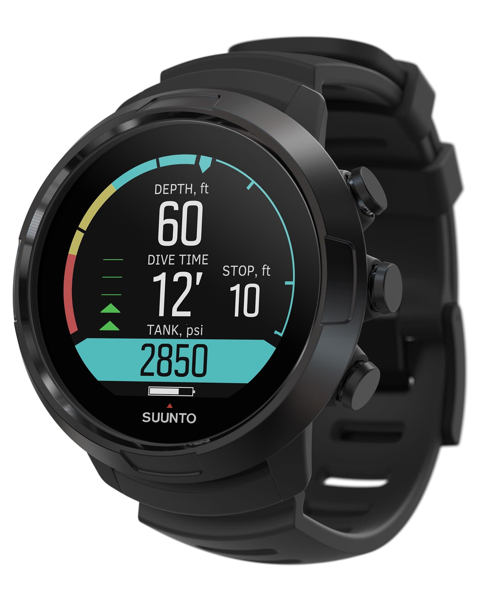 SUUNTO D5 Dive Computer, Dive Watch, Digital Compass, Long Operation, Maximum Operation Depth of 328.4 ft (100 m), 5 Dive Modes, Tank Pressure Display, Genuine Japanese Product (All Black)