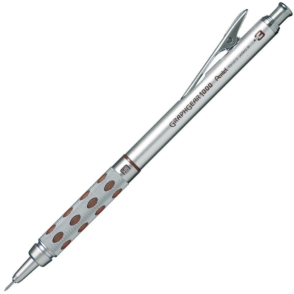 Pentel Graphgear 1000 Drafting Pencil-0.3 Mm|Brown