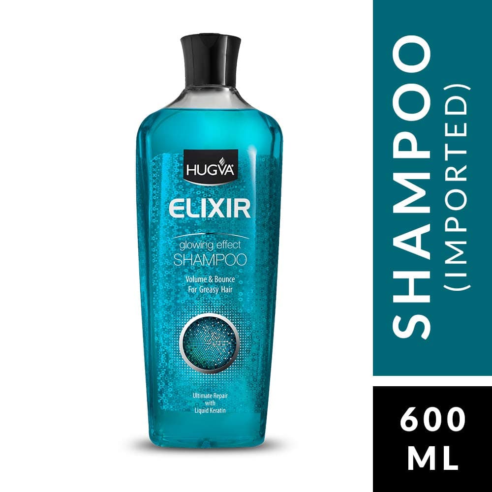 Hugva Elixir Shampoo For Greasy/Oily Hair, 600 ml