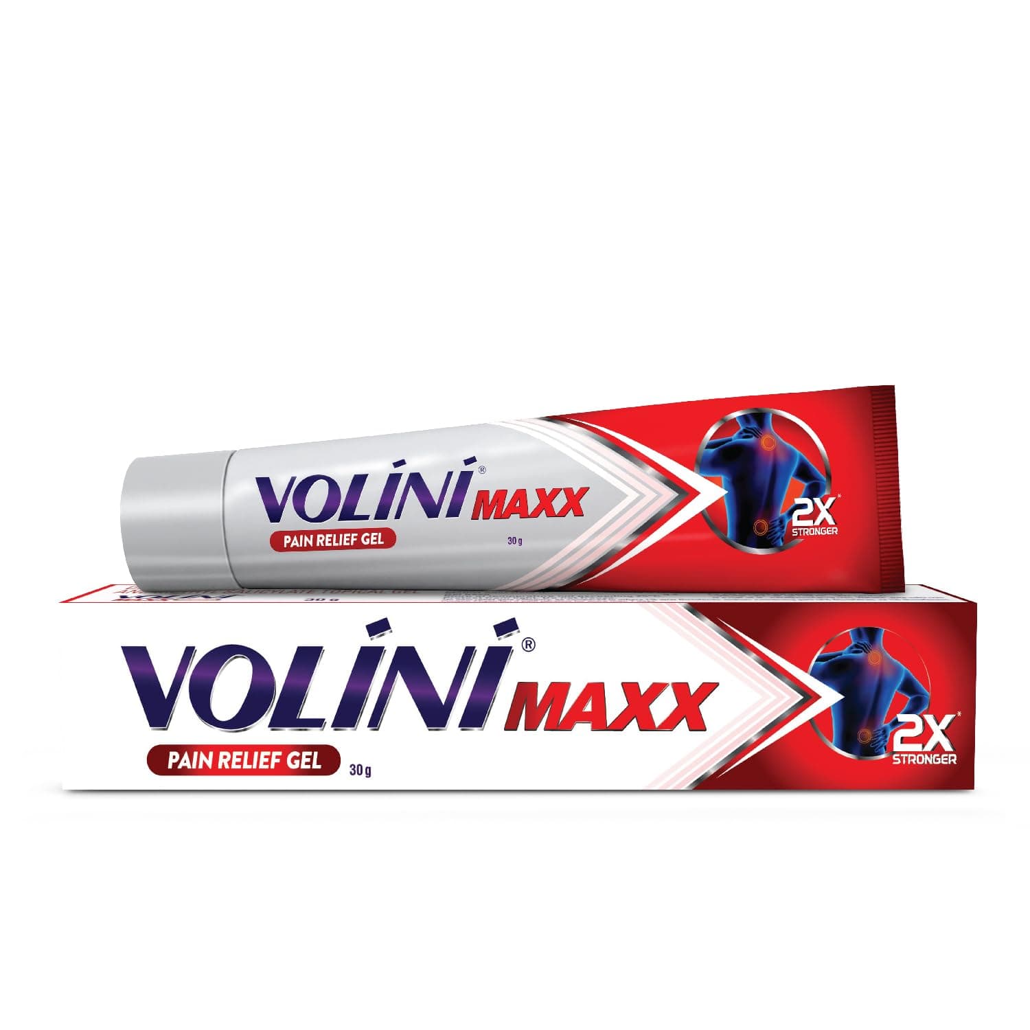Volini Maxx Pain Relief Gel 30g - Maximum Strength Formula for Chronic Pain Relief with Diclofenac Diethylamine