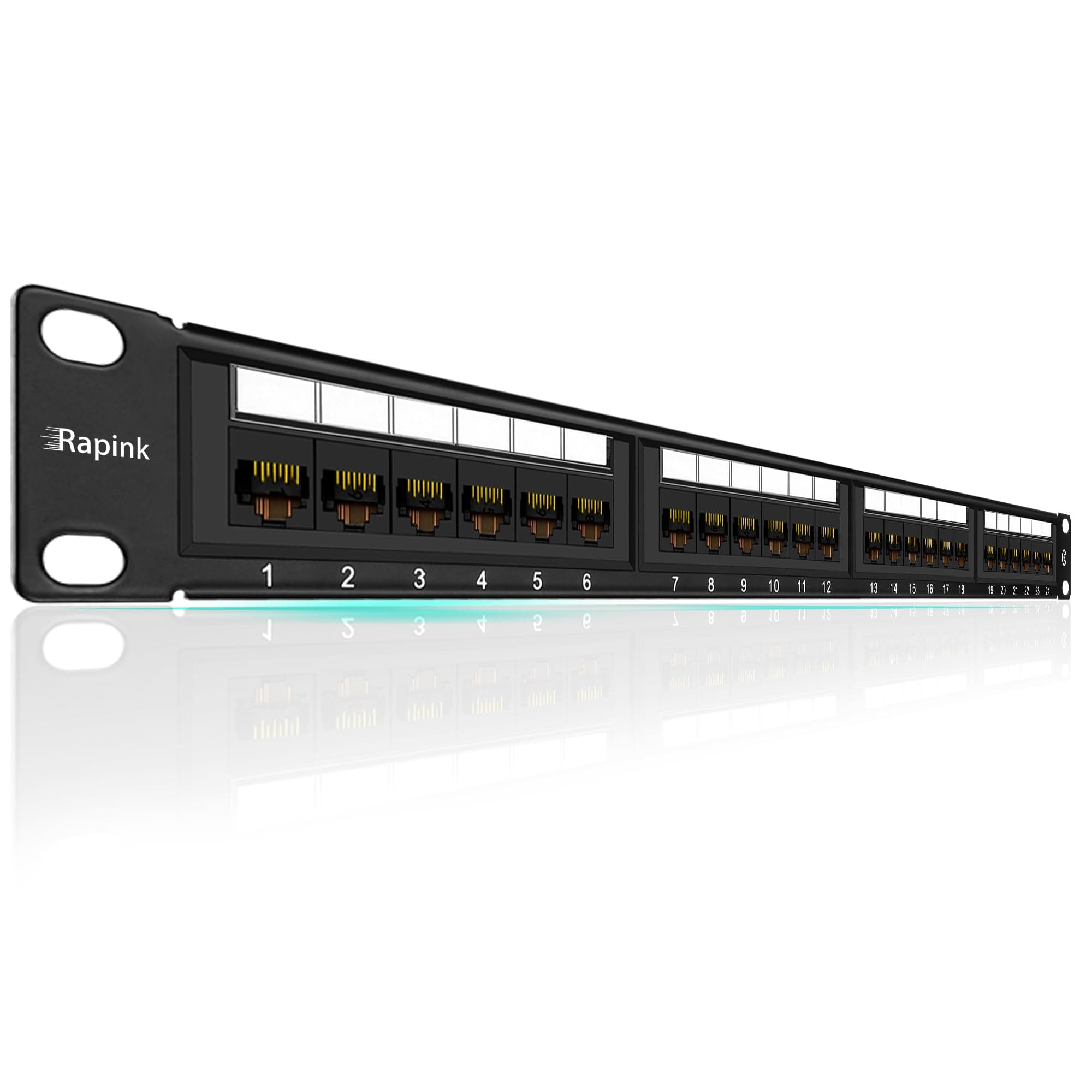Punch down cat6 patch panel 24 port
