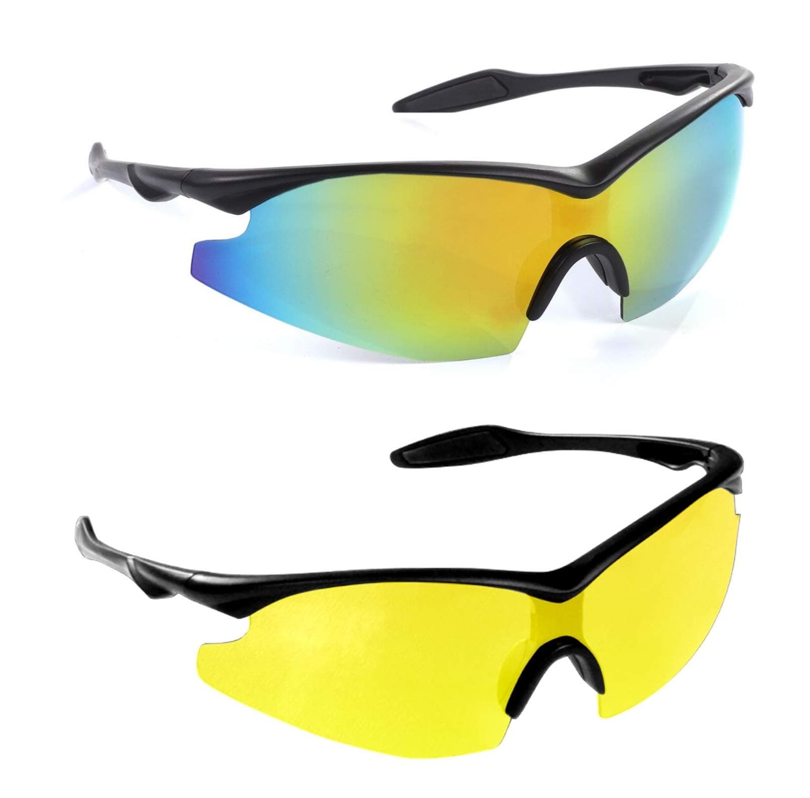 Bell+Howell Tac Glasses + Nightvision Sun Glasses Polarized, Sports Eyewear As Seen On TV