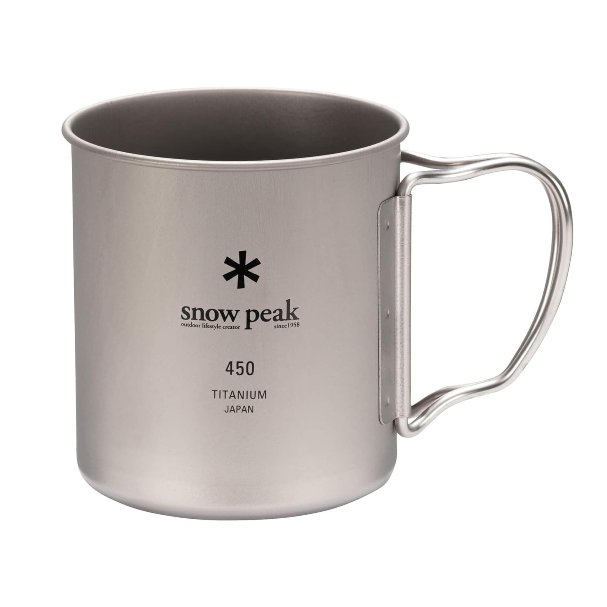 Snow Peak Japanese Titanium 450 Mug Camping, Backpacking, Cooking, Drinking Mug
