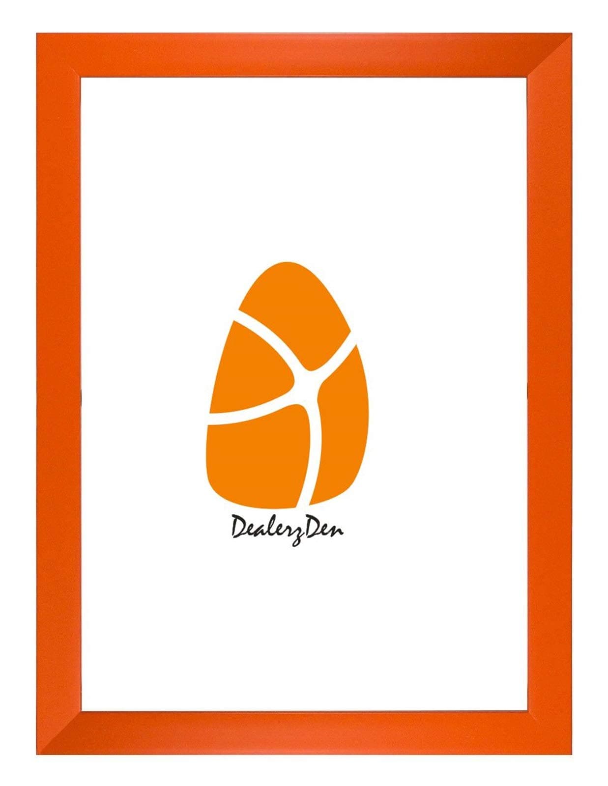 Rainbow 20 Colours Range Modern Thin Picture Photo Poster Frame Decor A2 A3 A4 A5 Sizes (Orange, A5)