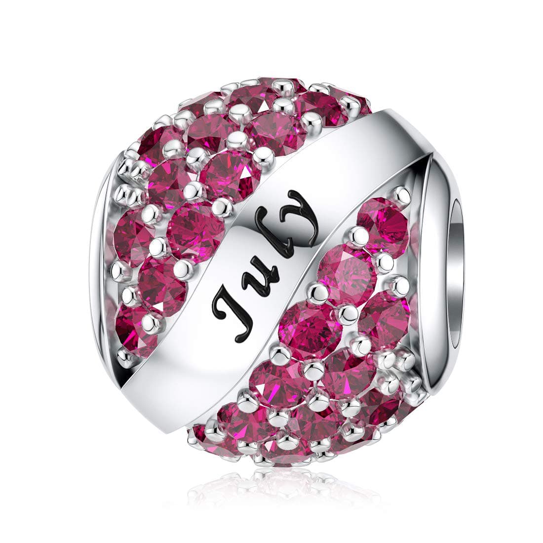 Birthday Charm Fit Charm Bracelets Necklace, 925 Sterling Silver Pendants Beads for Women Jewelry