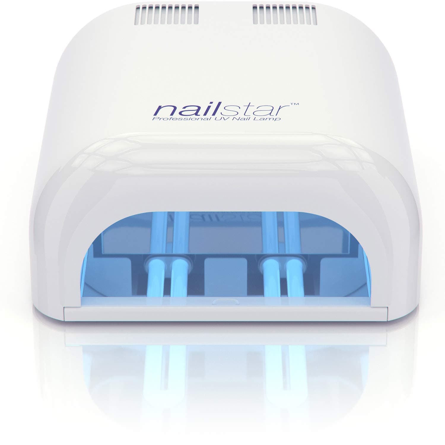 nailstar36 Watt Professional UV Nail Lamp Gel Nail Lamp for Gel Nails with 120 and 180 Second Timers + 4 x 9W Bulbs Included
