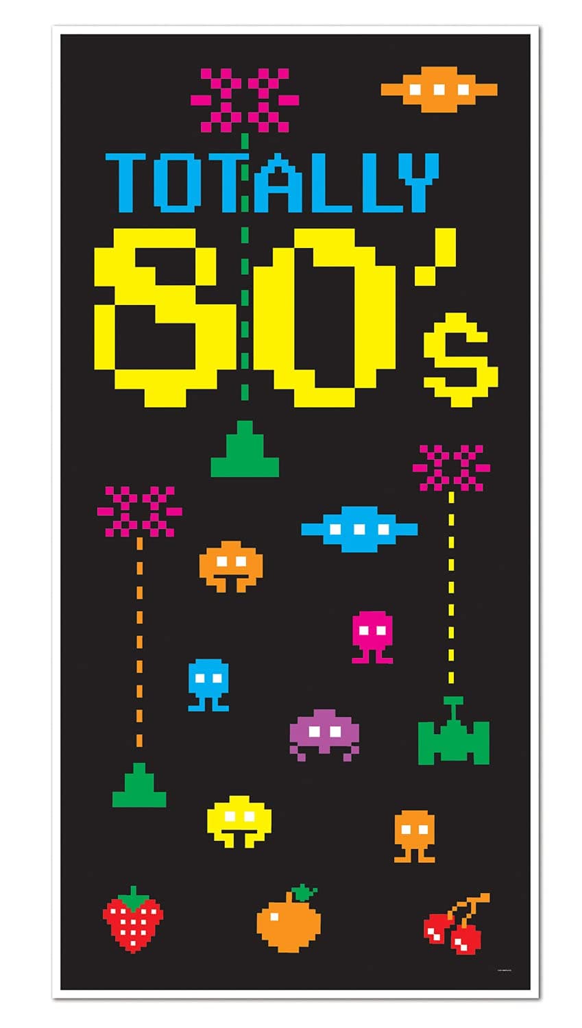 Beistle Plastic Totally 80's Door Covers