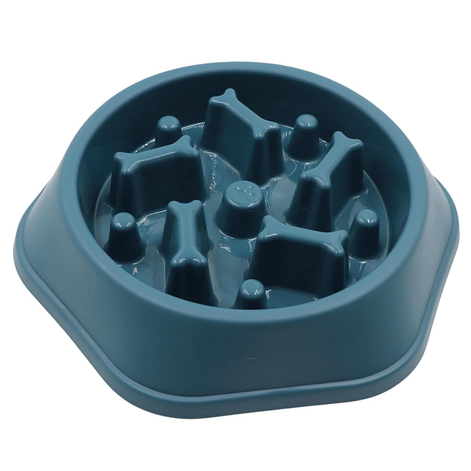 The Pets Company Hexagon Slow Feeder Bowl, Anti-Choke, Anti Gulp Dog Food Water Bowl, Healthy Food Fun for Dog, Cat, Puppy