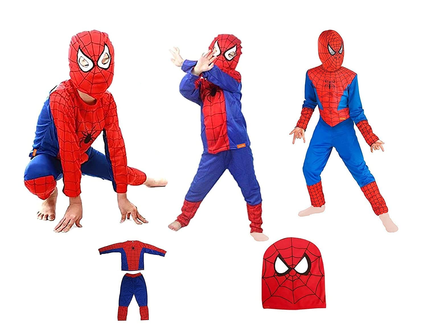 Sarvda All Superhero Premium Costumes All Sizes Dress for Boys Girls