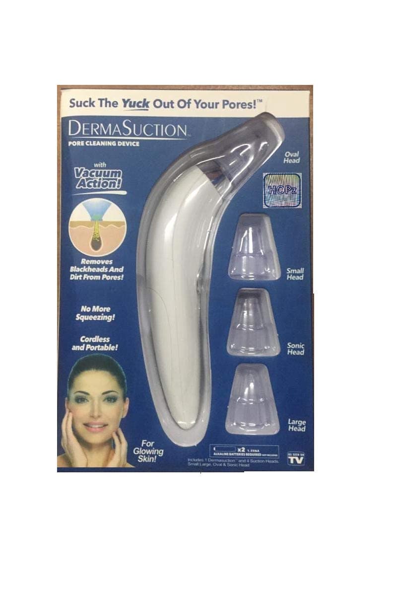 HOPZ 4 in 1 Multi-function Blackhead Whitehead Extractor Remover Device - Acne Pimple Pore Cleaner Vacuum Suction Tool For Men And Women