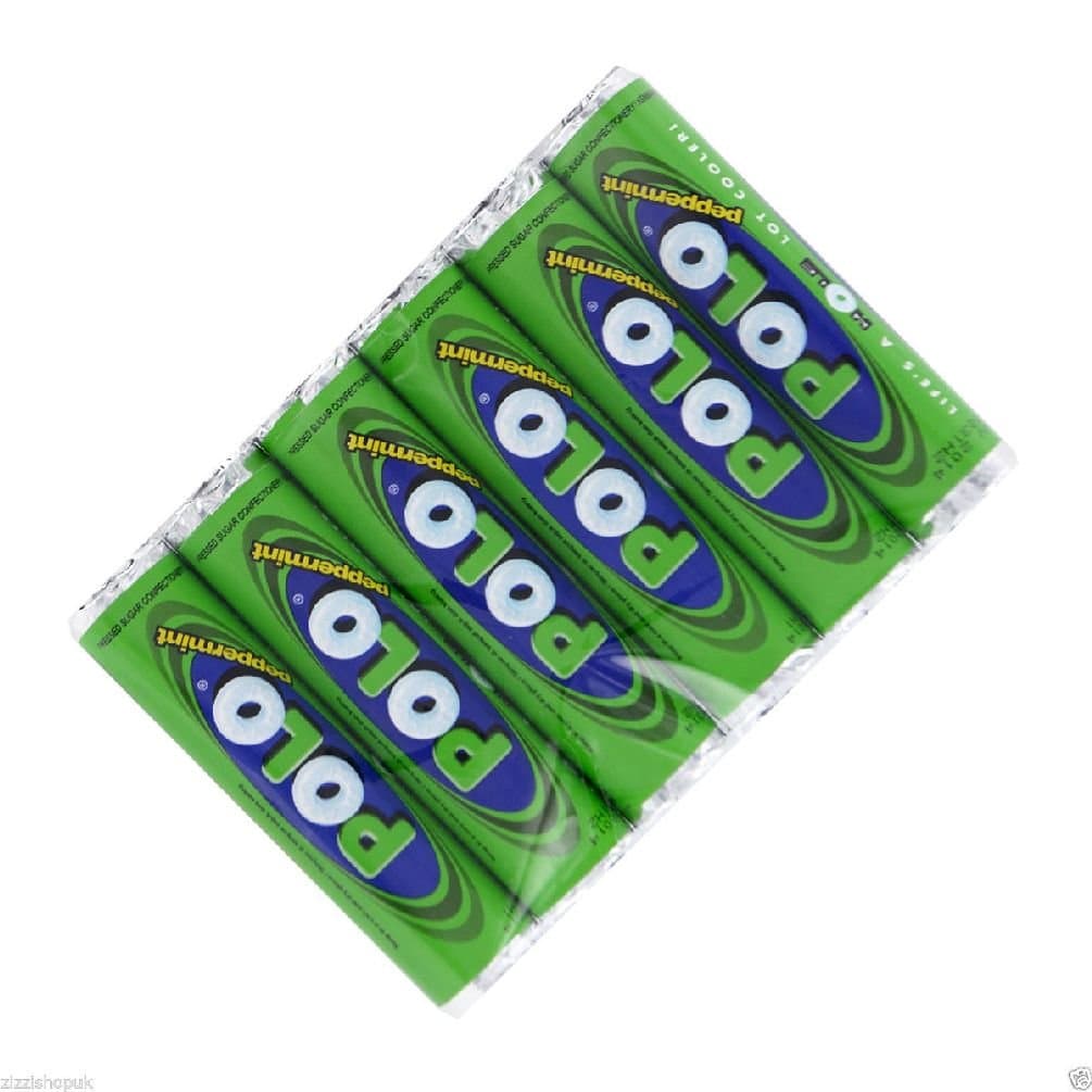 6 Tubes Packs Of Peppermint Polo Mint Sweets Candy Party Treats Original Retro