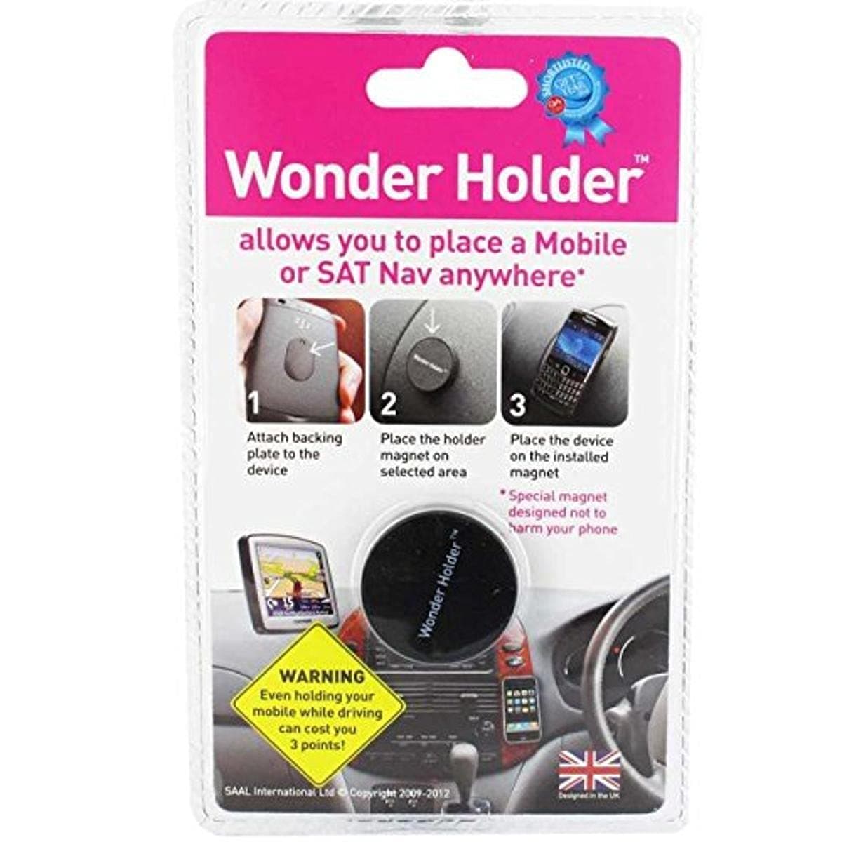 Wonder Holder for Mobile Phones, Smart Phones, Satellite Navigation and iPods