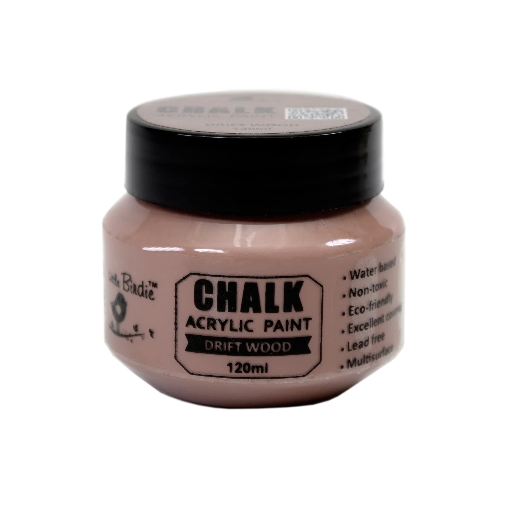 Itsy Bitsy- Home Decor Chalk Acrylic Paint (Drift Wood, 120ml).