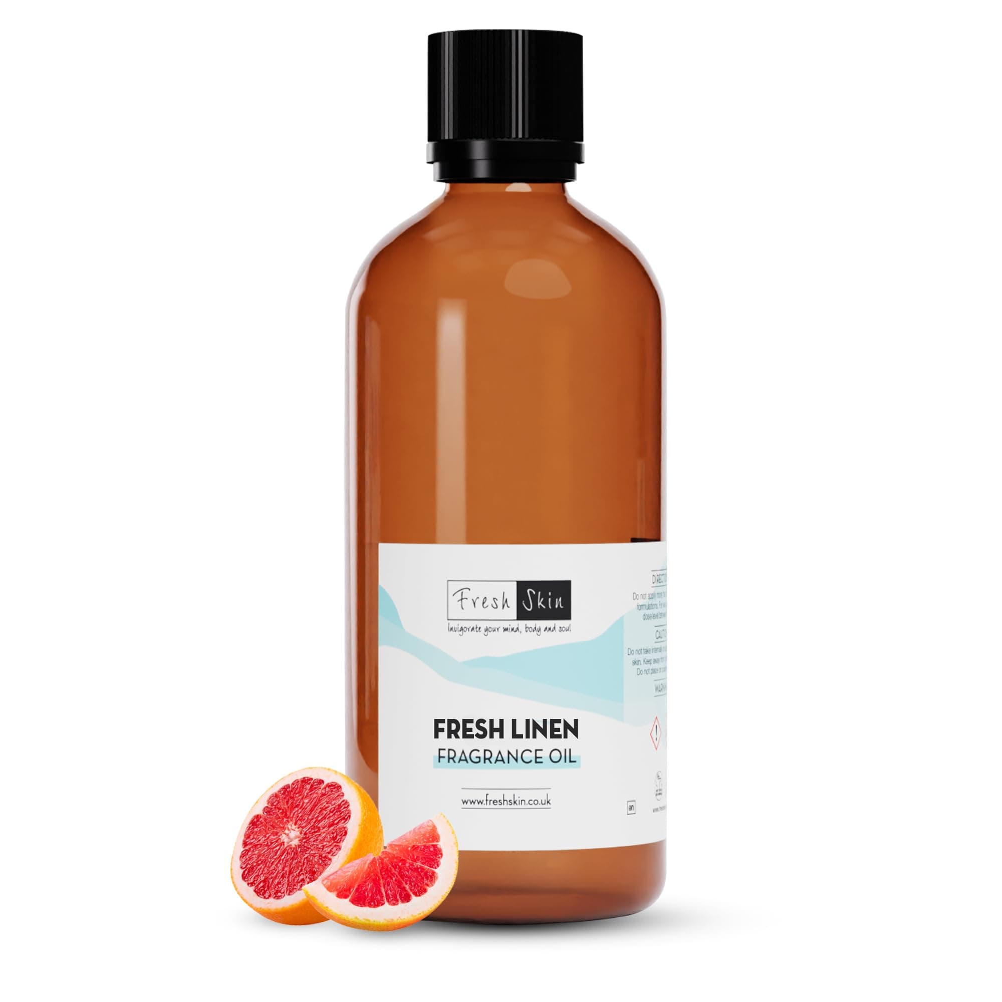 Freshskin Beauty LTD | 100ml Fresh Linen Fragrance Oil - Candles, Bath Bombs, Soap Making, Reed Diffusers & Wax Melts - Cosmetic Grade - Vegan Friendly - A Rich, Complex, & Long Lasting Scent!