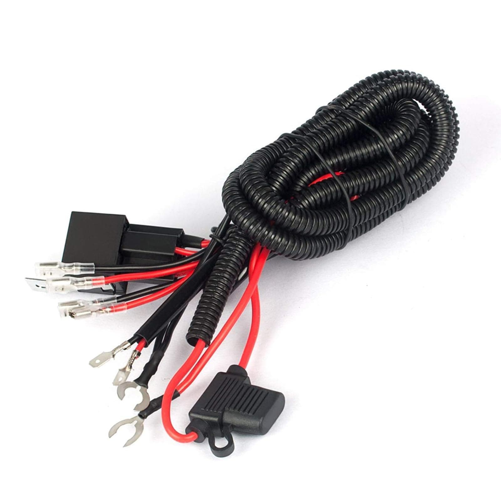 12V Horn Wiring Harness Kit For Car Truck Grille Mount Blast Tone Horns(Horn Not Inclueded)