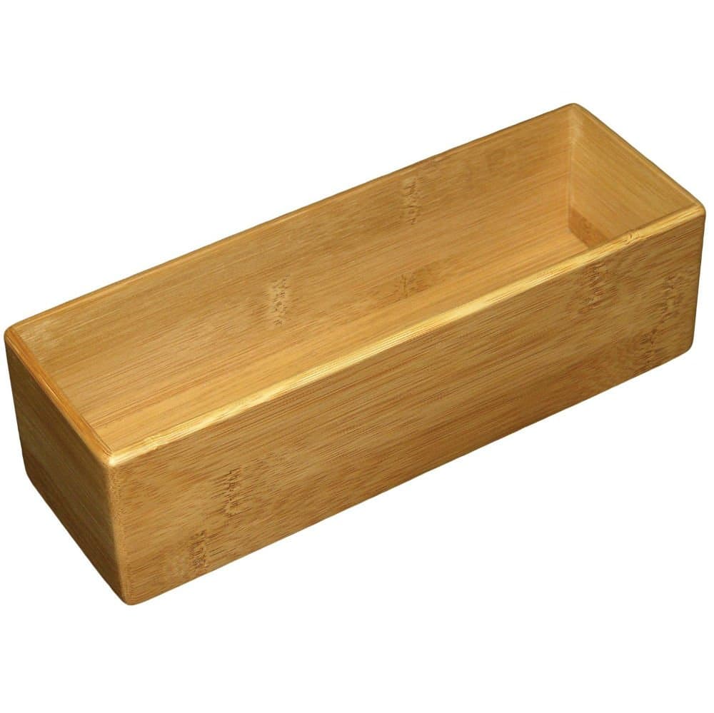 Totally Bamboo Drawer Organizer and Storage Box, 3-Inch by 9-Inch