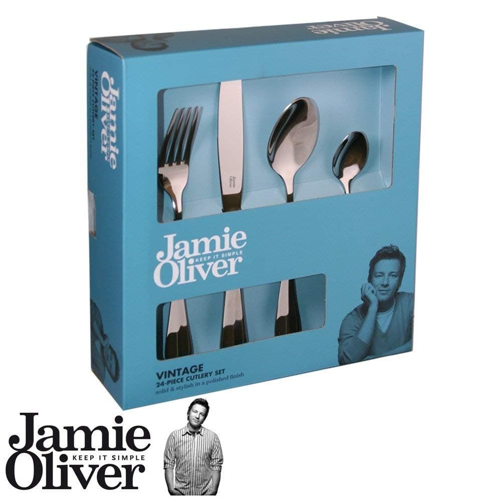 Jamie Oliver - "Vintage" cutlery set 18/10 - 24-piece