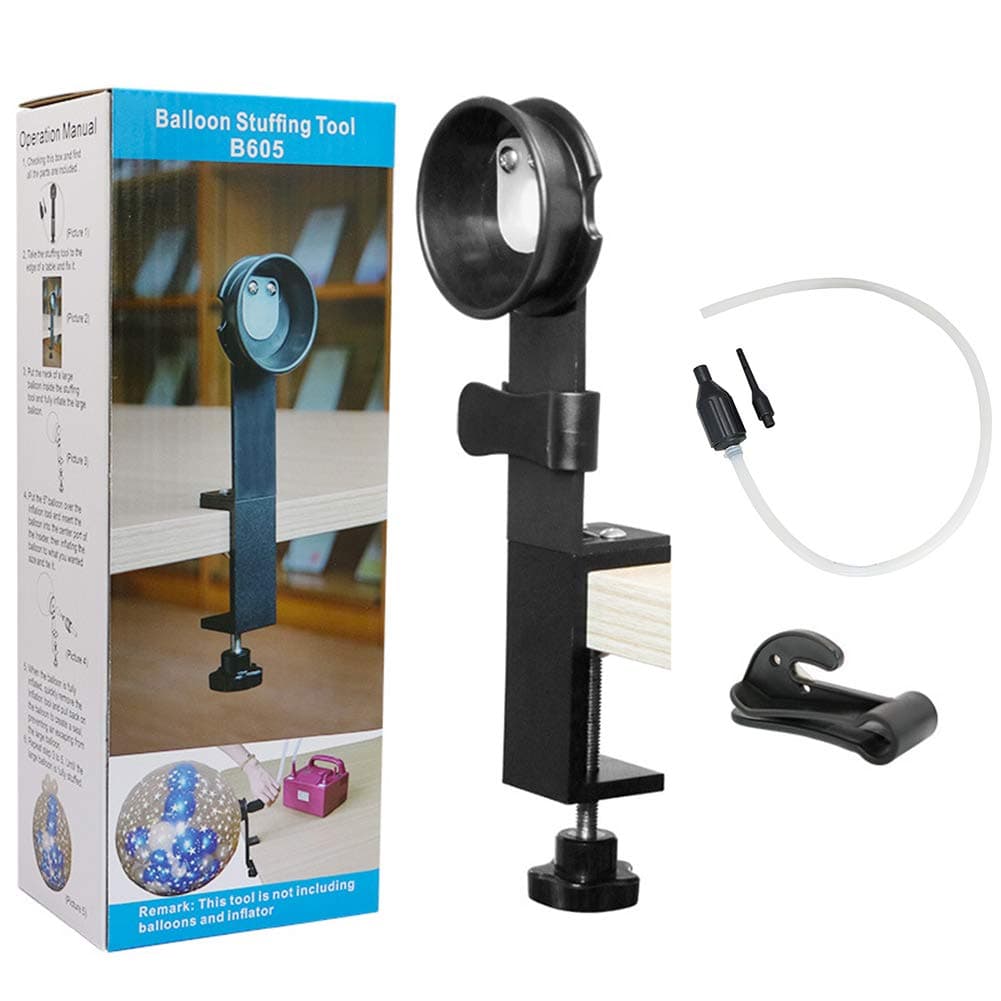 Balloon Expander, Balloon Stuffing Tool, Electric Balloon Pump Balloon Tool Stuffer Set High Power Air Inside Expander, Festival Decorative Balloon Accessories