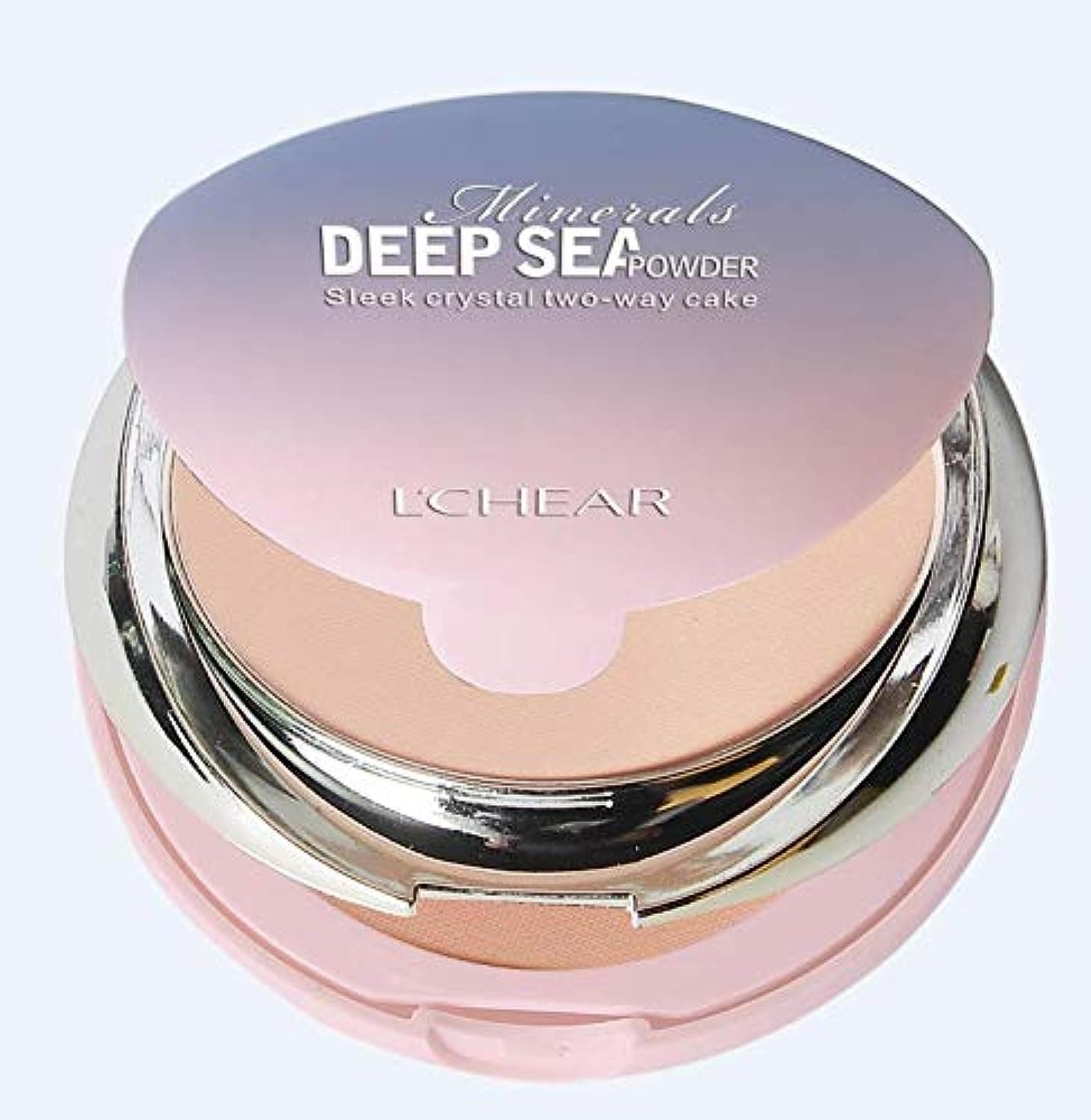LCHEAR DEEP SEA MINERALS SLEEK CRYSTAL TWO-WAY CAKE -NATURAL COLOR & MEDIAM BEIGE