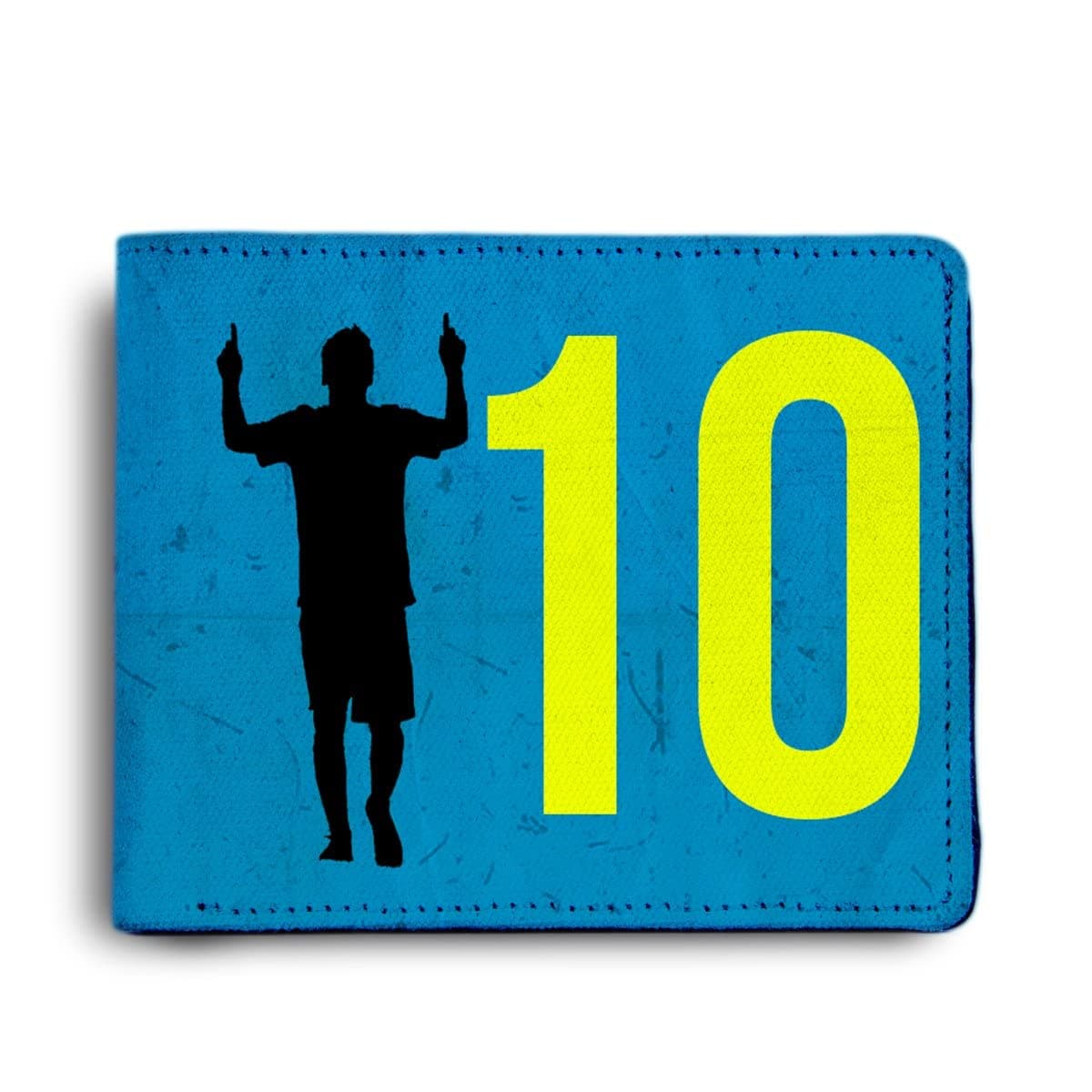 ShopMantra Wallet for Boys | Messi Printed Bi-fold Boys Purse | Faux Leather Card Holder with Cash Pocket