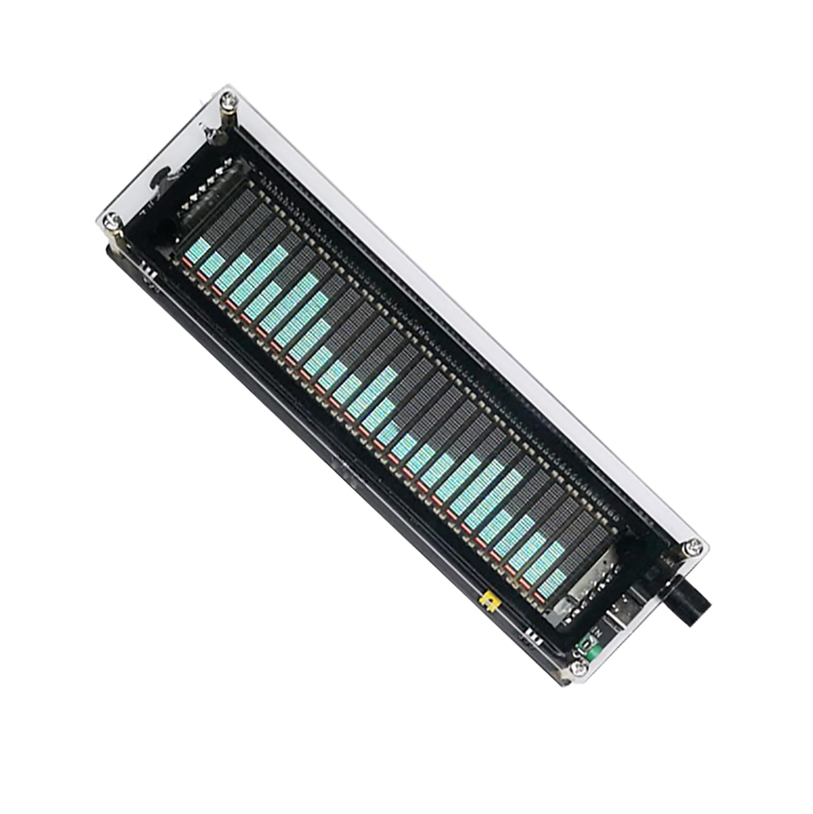 MObyat Music Spectrum Display, Audio Spectrum Analyzer with Sound Sensor, Spectrum Mode Optional/Speed/Brightness/Gain Adjustment, for Car and Home