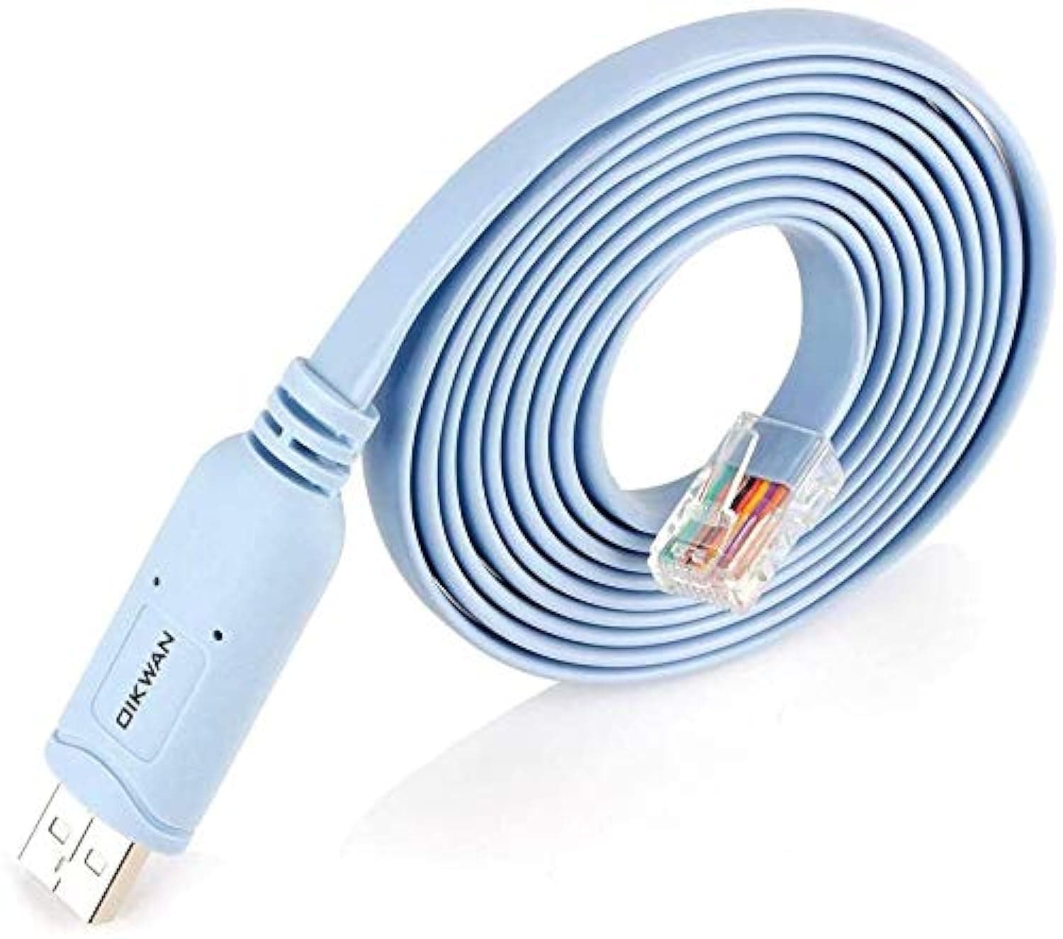 Console Cable USB to RJ45, USB Cable Compatible with Routers/Switch/Windows 7, 8,10,11 (10ft)