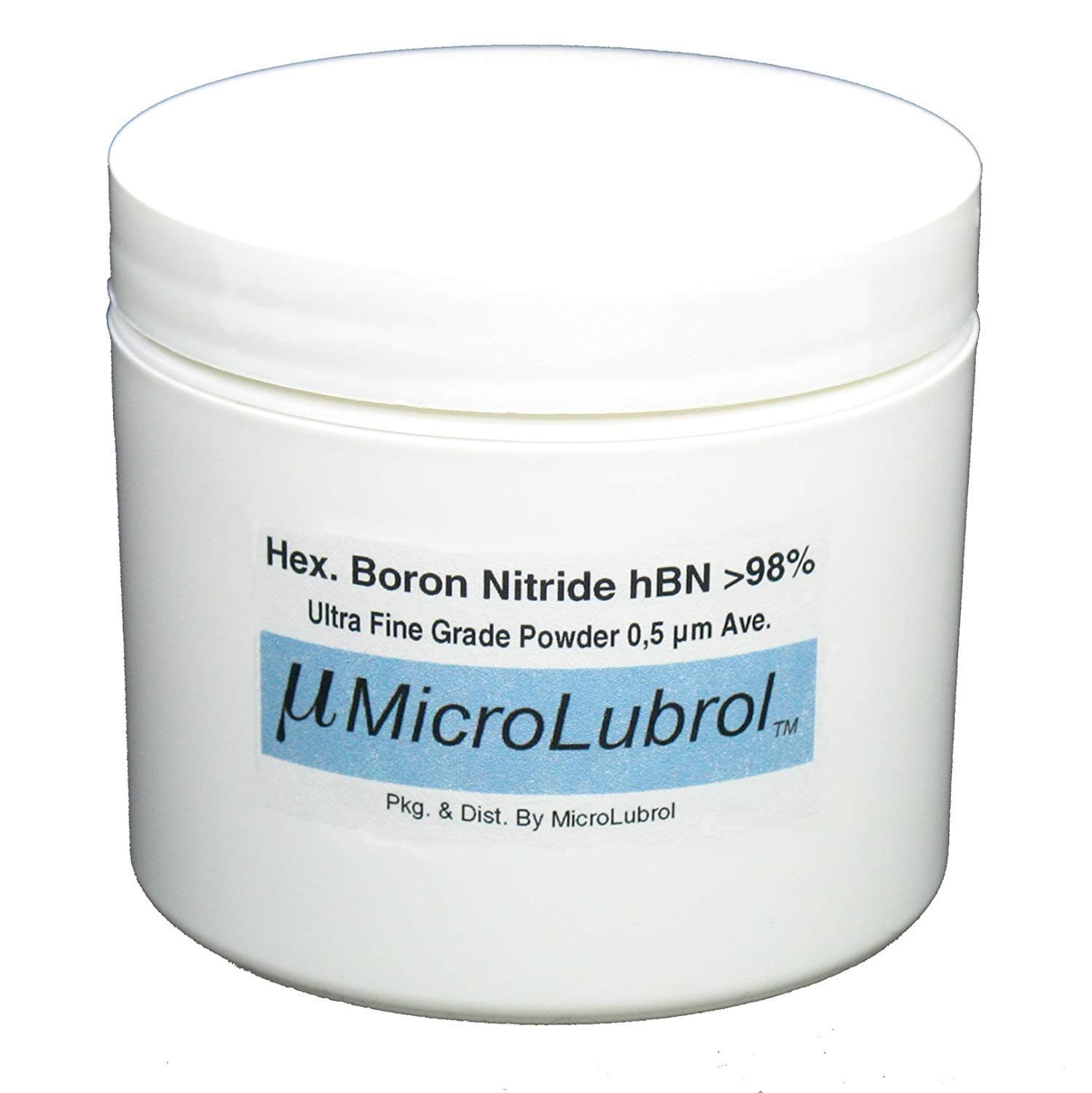 2 oz MICROLUBROL Hexagonal Boron Nitride hBN Powder Ultra FINE 0.5 µ Micron