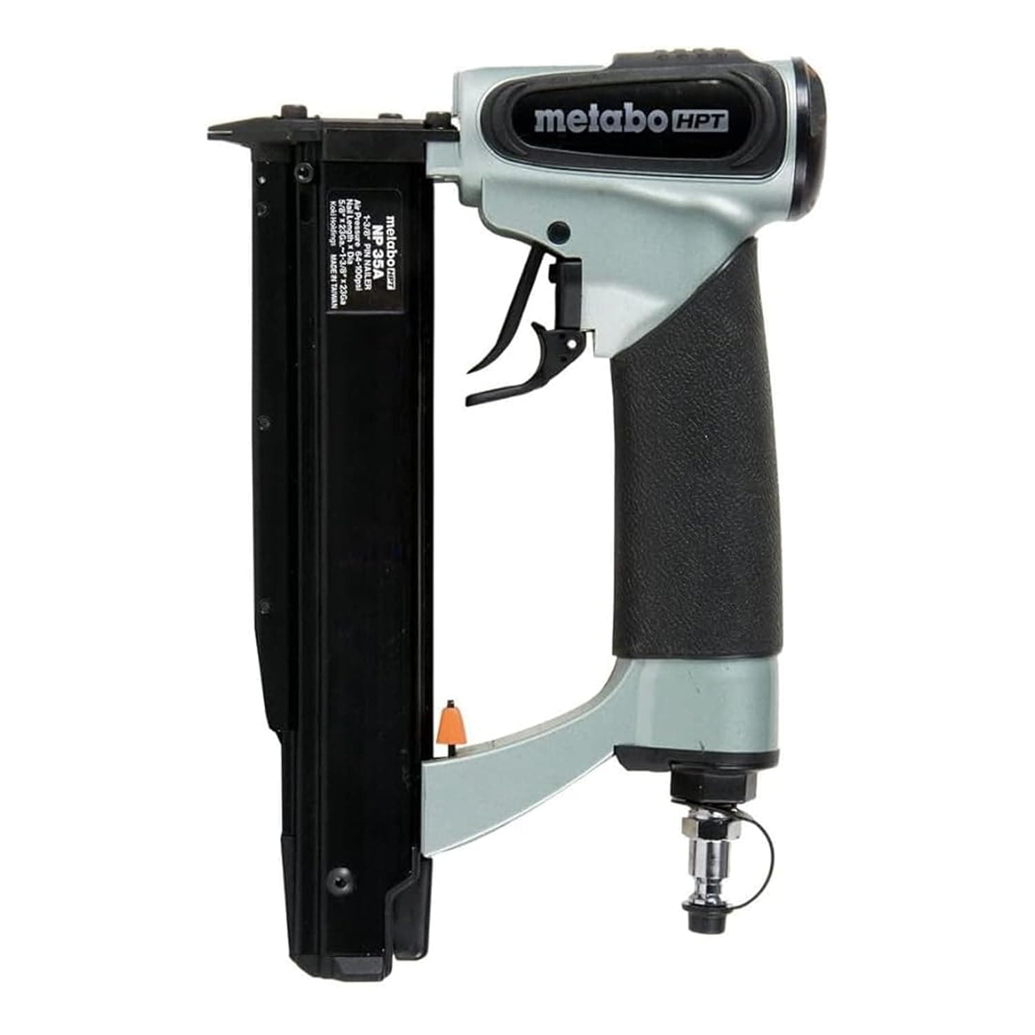 Pin Nailer, Pro-Preferred Pneumatic Power Nailers for Cabinets, Trim, and Crafting, Makes Invisible Holes, Lightweight 2.0 lbs Tool, 23 Gauge, 5/8" to 1-3/8" Headless Micro Pins, NP35A