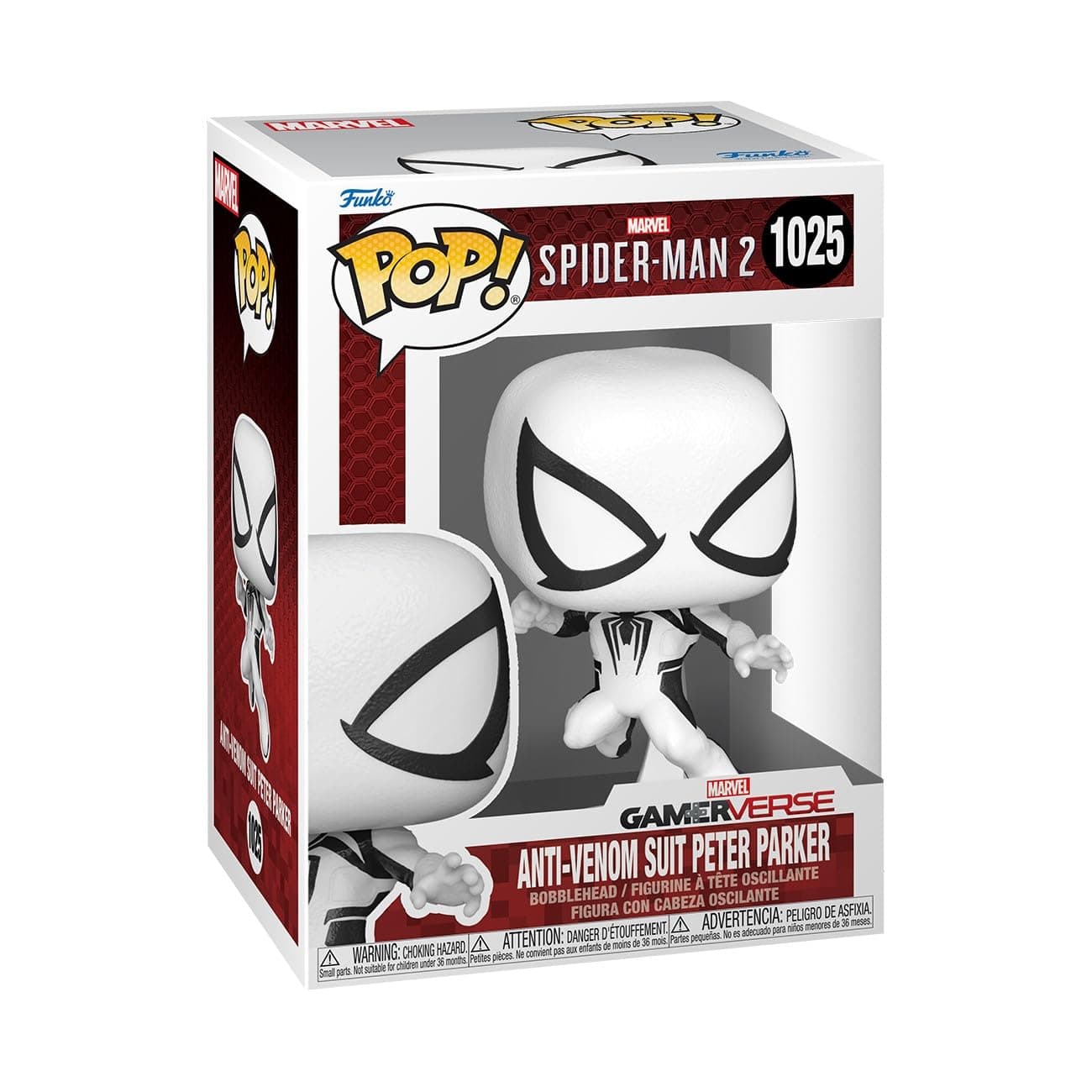 Marvel Spider-Man 2 Peter Parker Anti-Venom Suit Figure Funko POP! VG SM2 S2 Anti-Venom Suit PETER PARKER Sperder-Man 2 Marvel Funko