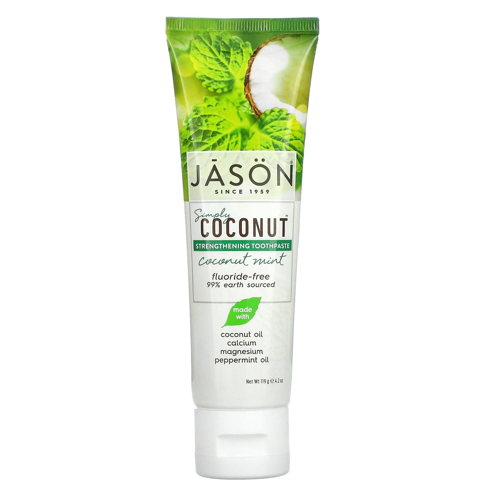 Jason Coconut Mint Strengthening Toothpaste 119g