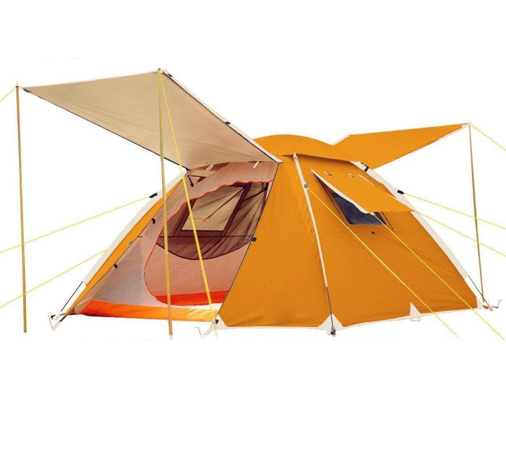 LD-Waterproof 4 Season Tent 3-4 Person Camping Tent Backpacking Tents , 4