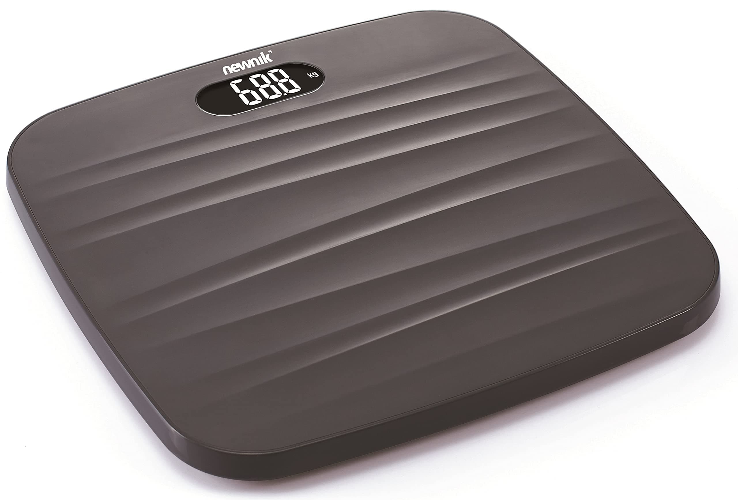 Newnik PSE201 Digital Personal Body Weighing Scale | Strong ABS Build Electronic Bathroom Scale | Accurate Weight Machine for Home, Clinic, Hospital, Gym & Fitness Use | LCD Display, Auto On/Off