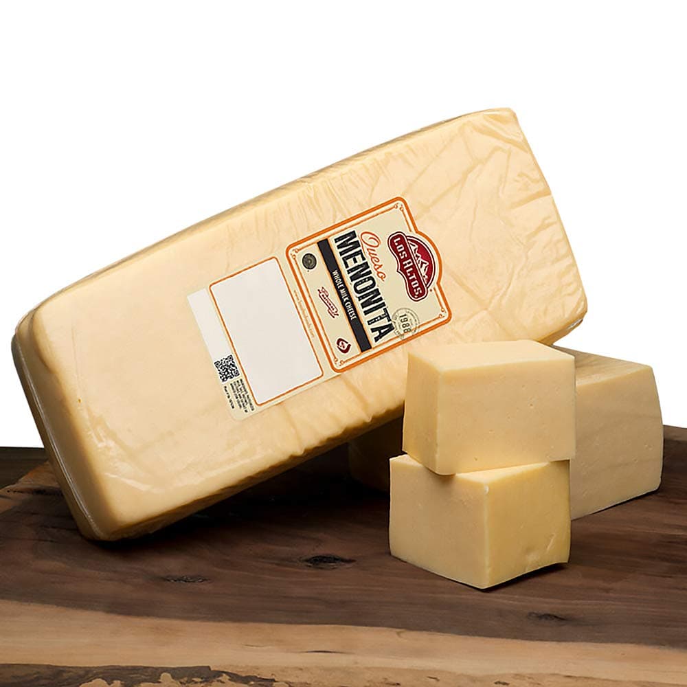 Queso Menonita Los Altos Cheese - Queso Chihuahua - 16 oz Queso Menonita Los Altos Cheese - Queso Chihuahua - Whole Milk Cheese Semi firm, mild, buttery taste with cheddar like sharpness.